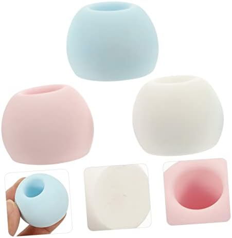 LIFKICH 3pcs Diatomite Toothbrush Holder Modern Sturdy Easy to Clean