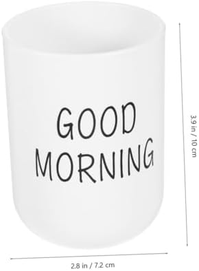 OUNONA Reusable Plastic Mouthwash Cup for Toothbrush Holder