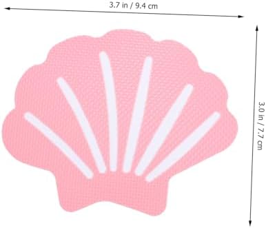 VOSAREA 12Pcs Shell Design Non-Slip Tub Stickers