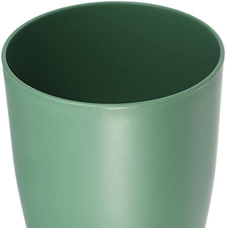 VOCOSTE 2pcs Green Bathroom Toothbrush Tumblers