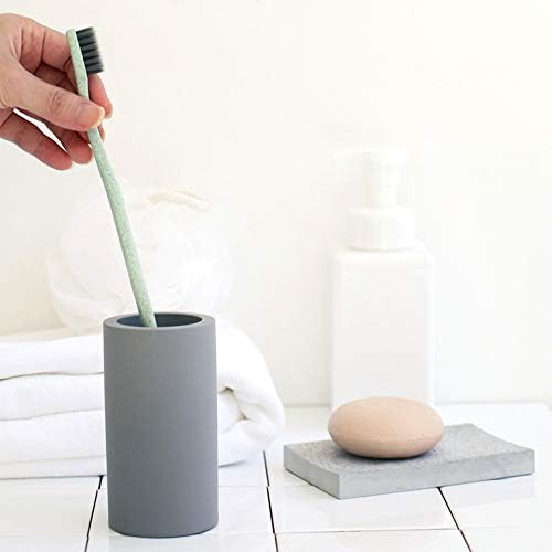 Phitruer 2 Pack Diatomite Toothbrush Holder - Dark Grey