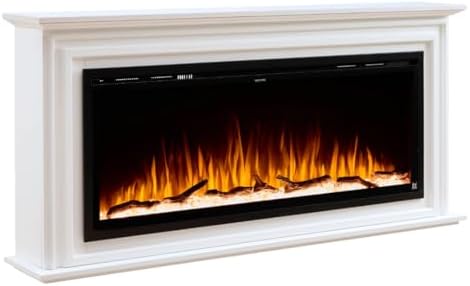 Touchstone Sideline Elite 50 Smart Electric Fireplace with Mantel 1