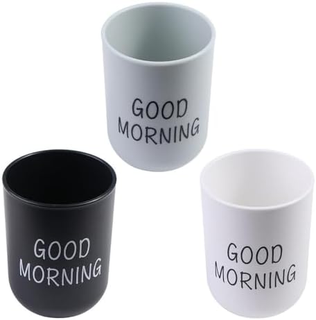 Portable Plastic Toothbrush Holder with Cup Storage - Green