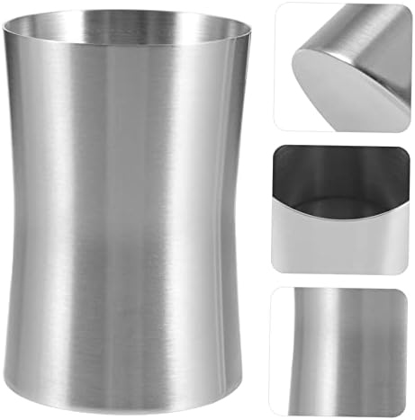 GLEAVI Modern Stainless Steel Toothbrush Holder Cup