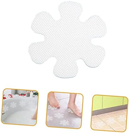 BUGUUYO 12PCS Flower Non-Slip Stickers for Bathroom Kitchen
