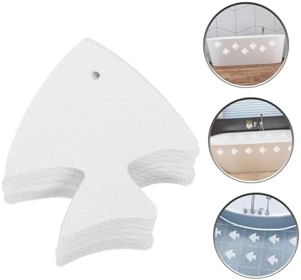ABOOFAN 12PCS Non-Slip Bath Tub Stickers Fish Shape Decals
