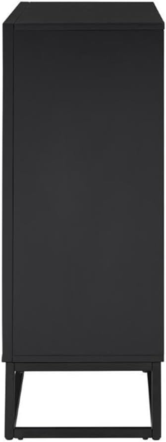 Bowery Hill Electric Fireplace in Black