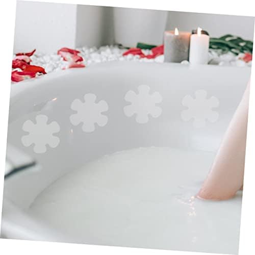 SWOOMEY 12pcs Flower Non-Slip Stickers for Safe Walking in Bathrooms