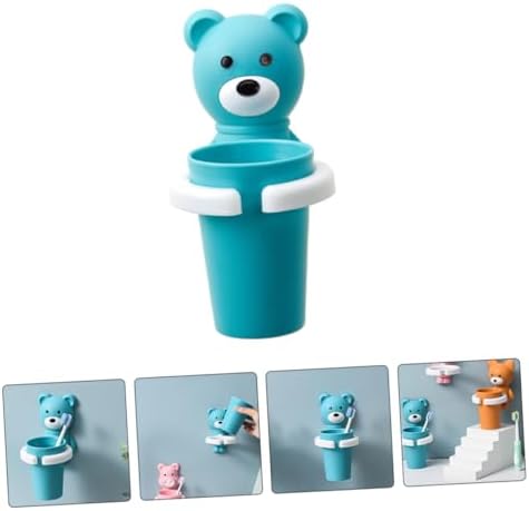 Mikinona Wall-Mounted Toothbrush Holder for Bathroom