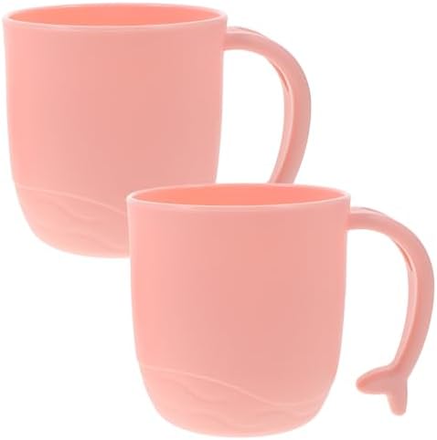 Luxshiny 2pcs Dolphin Cartoon Toothbrush Cups