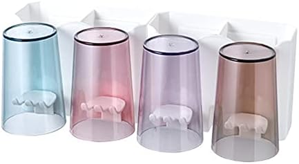 Tooloflife Toothbrush Holder 3 Cups Wall Mounted
