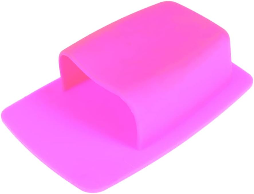 Yardenfun Silicone Toothbrush Holder Wall Mounted Pink