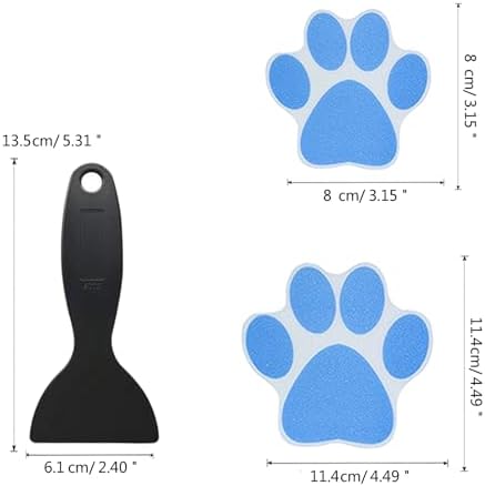 Non-Slip Bathtub Stickers with Scraper for Safe Bathing 1