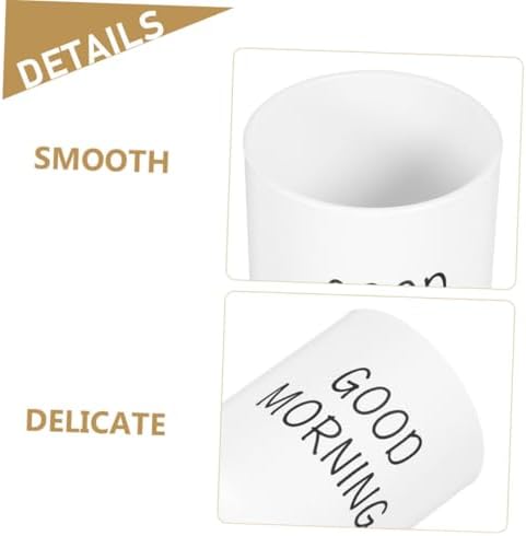 OUNONA Reusable Plastic Mouthwash Cup for Toothbrush Holder