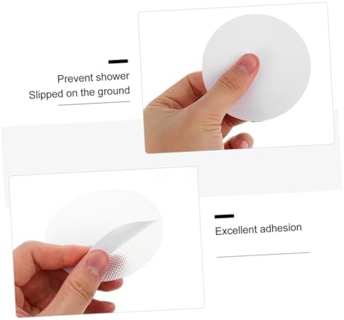 20pcs Round Transparent Non-Slip Bath Stickers
