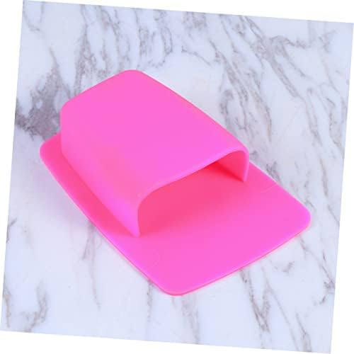 Yardenfun Silicone Toothbrush Holder Wall Mounted Pink