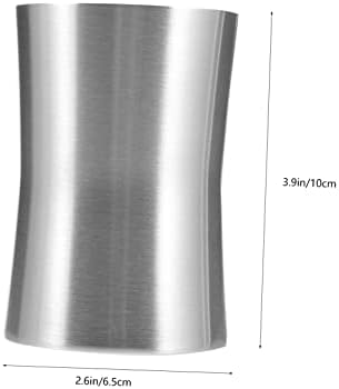Parliky Compact Stainless Steel Toothbrush Cup Holder