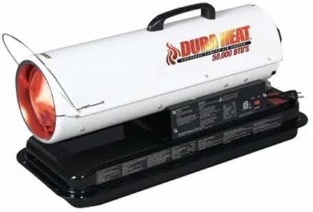 Dura Heat DFA50 50K BTU Kero Forced Air Heater with Carry Handle