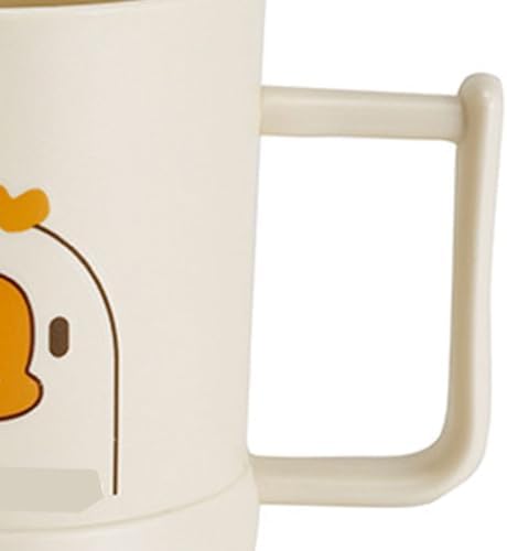 Cute Cartoon Toothbrush Cup with Toothpaste Holder