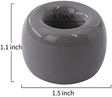Airmoon Mini Ceramic Toothbrush Holder Stand Pack of 2
