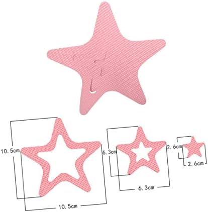 BUGUUYO 12pcs Star Shape Non Slip Bath Stickers for Safety