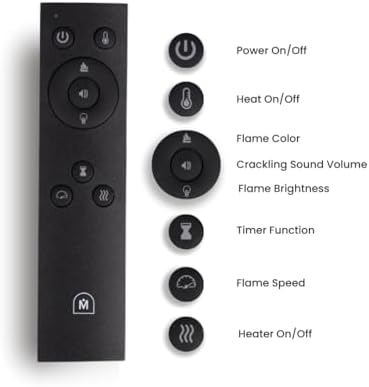 Modern Ember Skyline Smart Electric Fireplace