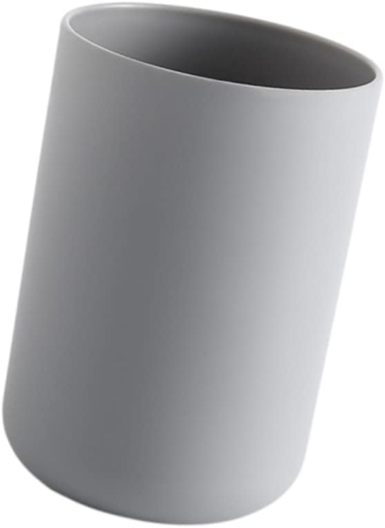DECHOUS Portable Grey Couples Toothbrush Cup