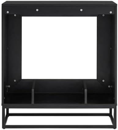 Bowery Hill Electric Fireplace in Black