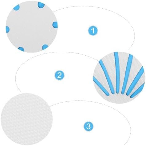 LIFKOME Anti-Slip Bath Stickers with Flower Shell Design