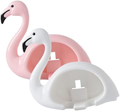 Homoyoyo Pink Flamingo Electric Toothbrush Wall Mount Holder 1