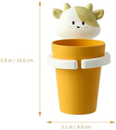 Alipis 2Pc Cartoon Toothbrush Cup Holder for Kids