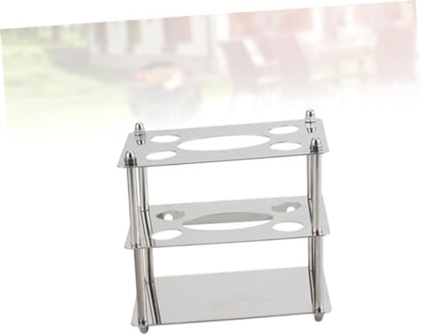Stainless Steel Toothbrush Holder with Toothpaste Rack
