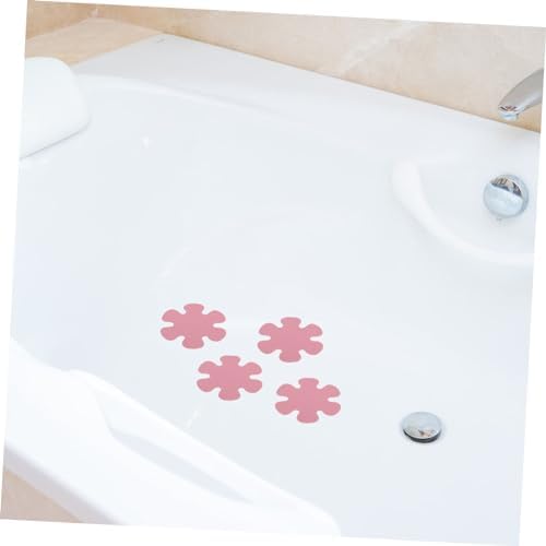 PRETYZOOM 20pcs Flower Shape Non-Slip Bathtub Decals