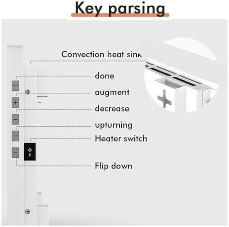 Dandanm Wall Heater Panel - Energy Efficient 800W Convection Heater 1