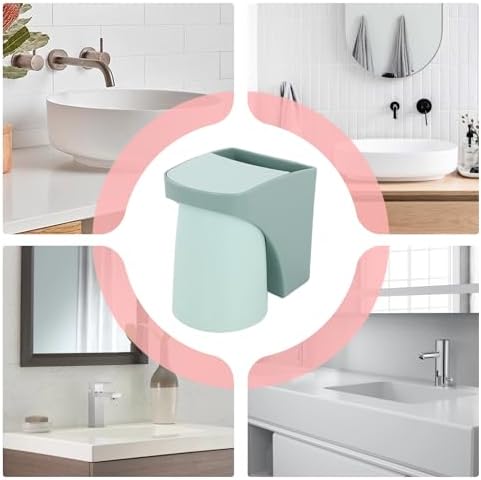 Sturdy Wall Mounted Toothbrush Holder with Magnetic Design