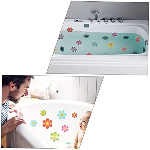 ABOOFAN Anti-Slip Bath Tub Stickers Daisy Pattern