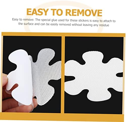 12pcs Flower Design Non-Slip Shower Stickers for Bathroom and Kitchen