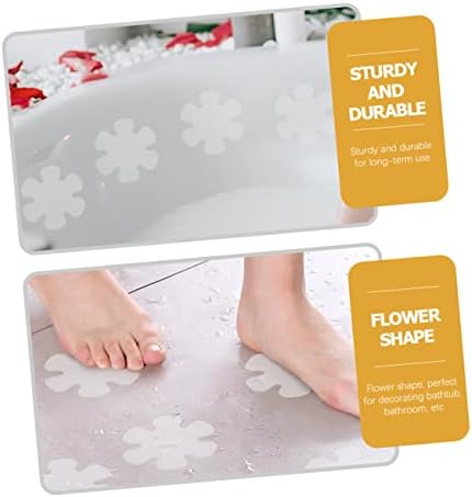 12pcs Non-Slip Bathtub Flower Stickers