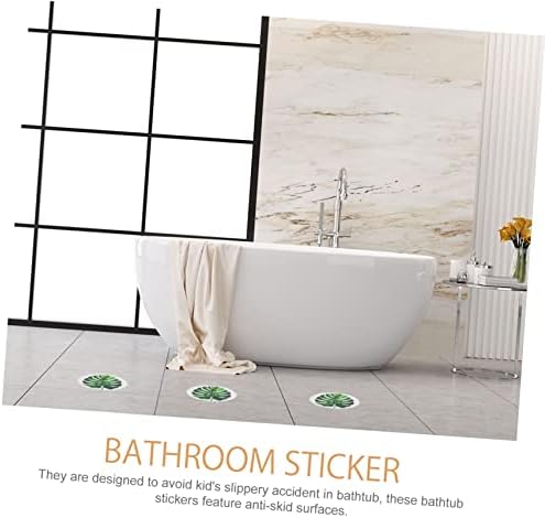 Ciieeo Leaf Design Anti-Skid Bath Decals