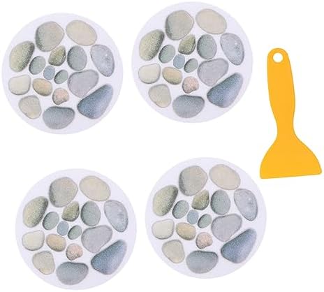 PRETYZOOM Non-Slip Bathtub Stickers 4pcs