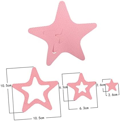 Mobestech 12pcs Star Shape Skid Bath Stickers