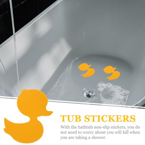 HOLIDYOYO 12pcs Bathtub Non-Slip Duck Decals for Kids