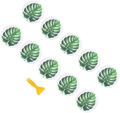 Ciieeo Leaf Design Anti-Skid Bath Decals