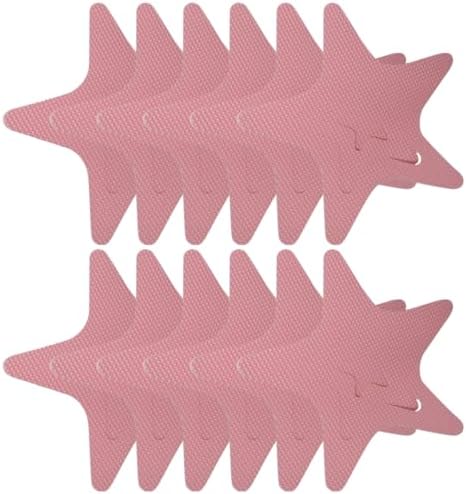 Luxshiny 12Pcs Star Shape Non-Slip Bathroom Stickers 1
