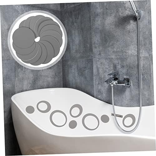 Amosfun 20 Sheets Non-Slip Bath Decals Peva Material