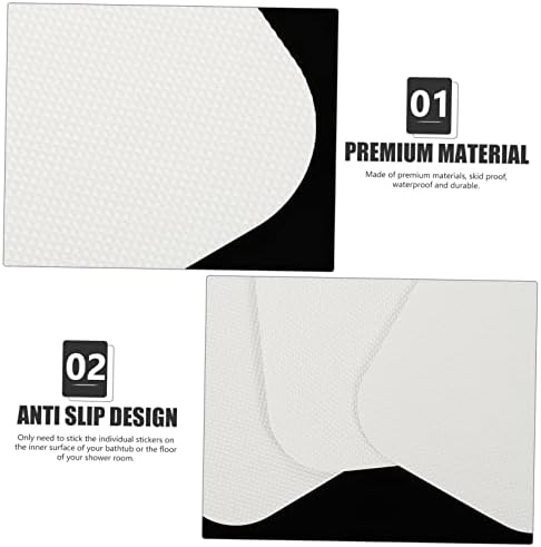 72pcs Anti-Slip Bathtub Decals for Home Safety