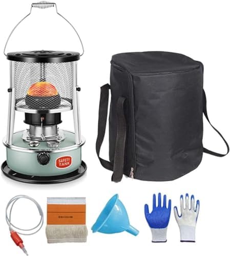 Adjustable Kerosene Stove Heater with Glass Chimney