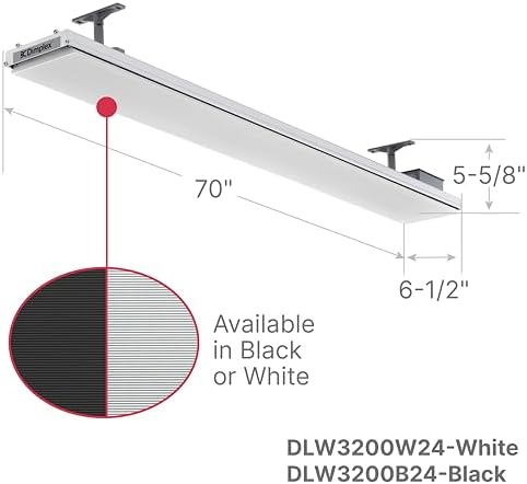 Dimplex DLW Series 3200W Electric Heater for Indoor and Outdoor