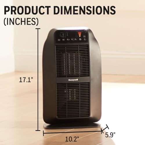 Honeywell HeatGenius Ceramic Heater Black