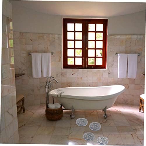 Cabilock 4pcs Stone Pattern Anti Slip Stickers for Bathtub